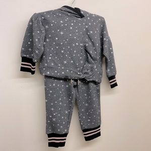 Matilda Jane Star Sweatsuit Size 2 NWT